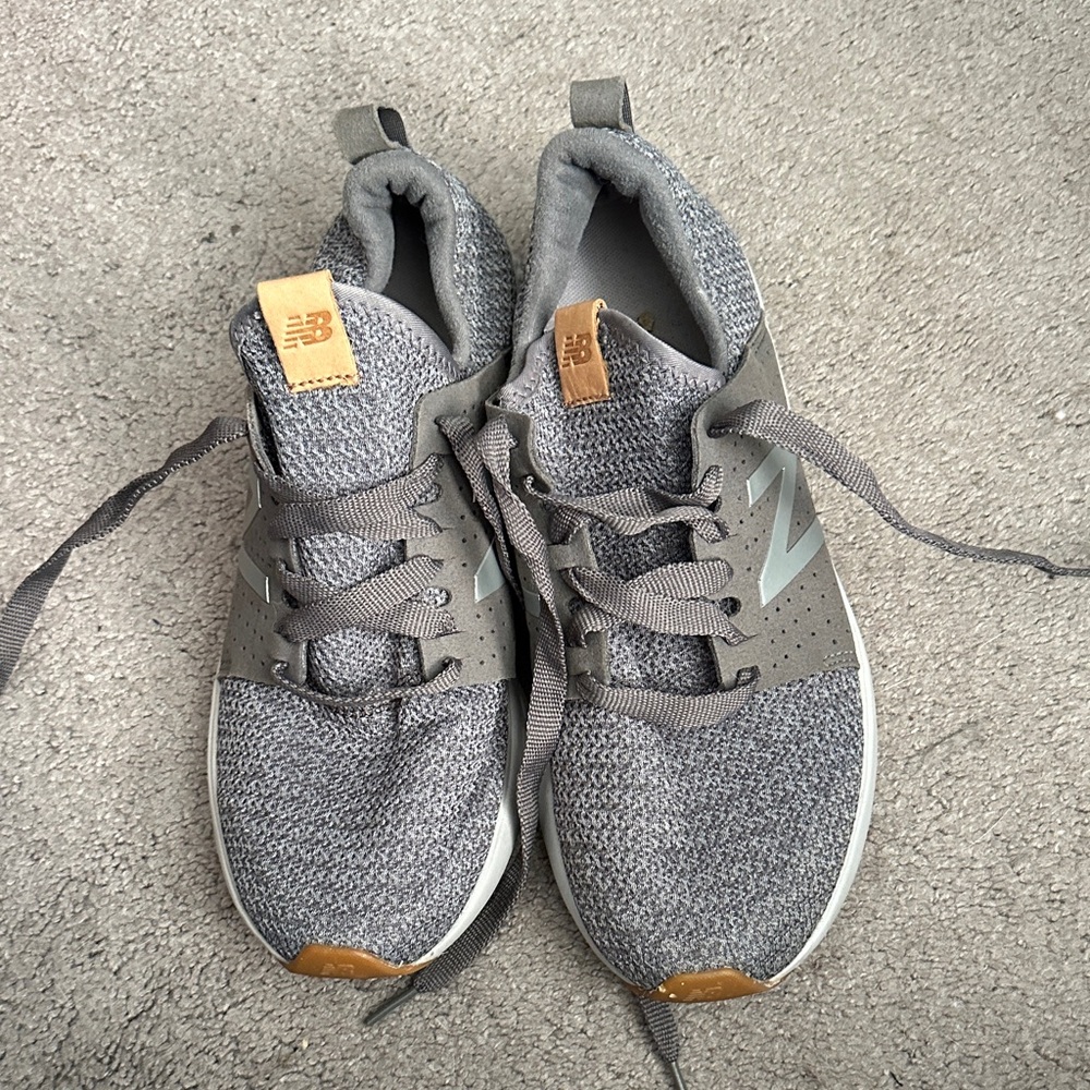 New Balance Gray and Tan Men's Sneakers